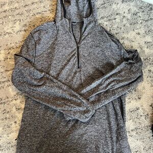 Lululemon Gray Half-Zip Hoodie